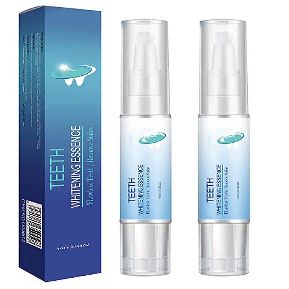 2Pcs Teeth Whitening Essence,Teeth Whitening Pens,Tooth Whitening Pen, Portable & Easy to Use