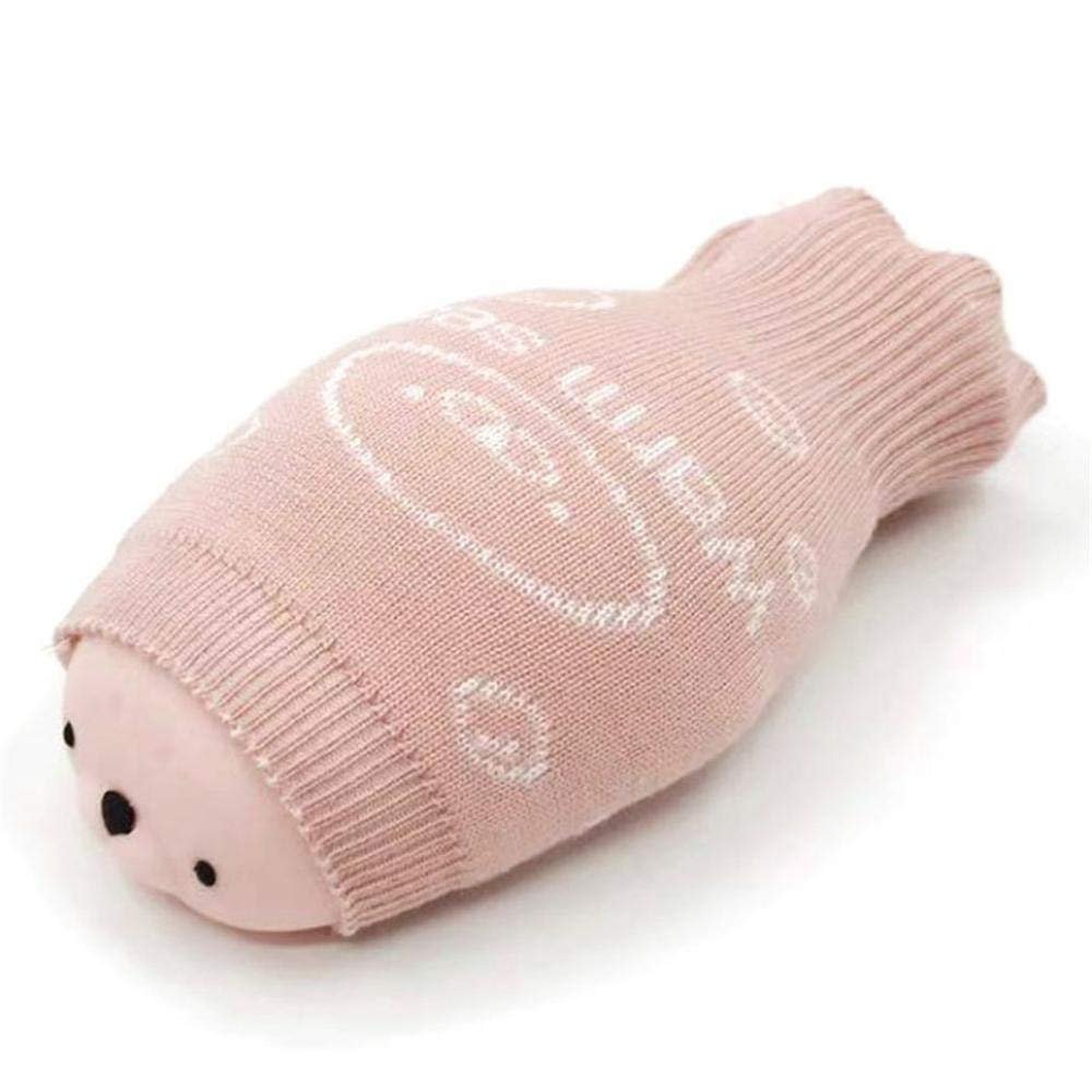 KAYISI Hot Water BottleKnitting Cover Seal Shape for Winter Warm Body Quick Pain Relief Comfort (Color : #B) (Color : #C)