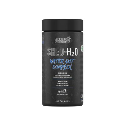 Applied Nutrition Shed H20 Water Out - ABE All Black Everything Water Out Complex, Help to Shed Excess Water, Perfect for Bodybuilding Athletes, 180 Capsules - 30 Servings