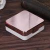 Aeromdale Contact Lens Kit Case Lens Storage Box Container Holder with Tiny Mirror Tweezers Applicator and Solution Bottle for Travel - Rose Golden view 3