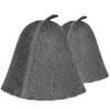 ASKOLD 2 pcs Sauna Hat for Women and Men Grey Felt  Banya Hat for Men Sauna Cap for Women and Men to Protect Hair
