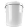 3 x buckets with lid, 16 litres, food-safe, airtight and stable, empty bucket with handle and closure, lid made of PP material, suitable for food, chemistry, wall, paint, washing powder, adhesives view 3