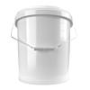 3 x buckets with lid, 16 litres, food-safe, airtight and stable, empty bucket with handle and closure, lid made of PP material, suitable for food, chemistry, wall, paint, washing powder, adhesives view 4