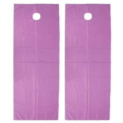 2pcs SPA Massage Table Cover Sheet Breathable Oil Resistant Waterproof Beauty Salon Bed Sheets Spa Massage Sheet for Beauty Salon Massage SPA Center(Purple)