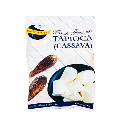 Daily Delight Tapioca Whole | Indian Origin | Unakka Kappa |Vaattu Kappa |Cassava |Natural |908gm
