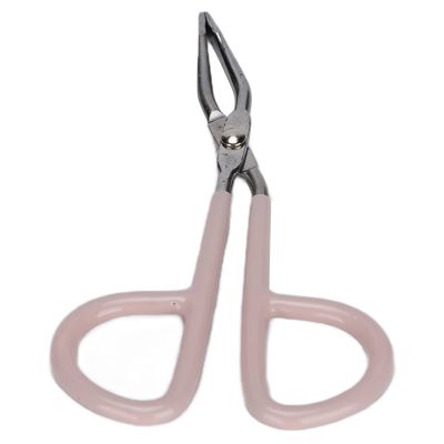 Uxsiya Eyebrow Tweezers, Professional Stainless Steel Hair Removal Clip with Grinding Handle for Eyebrow Hair Beard Removal Women and Men