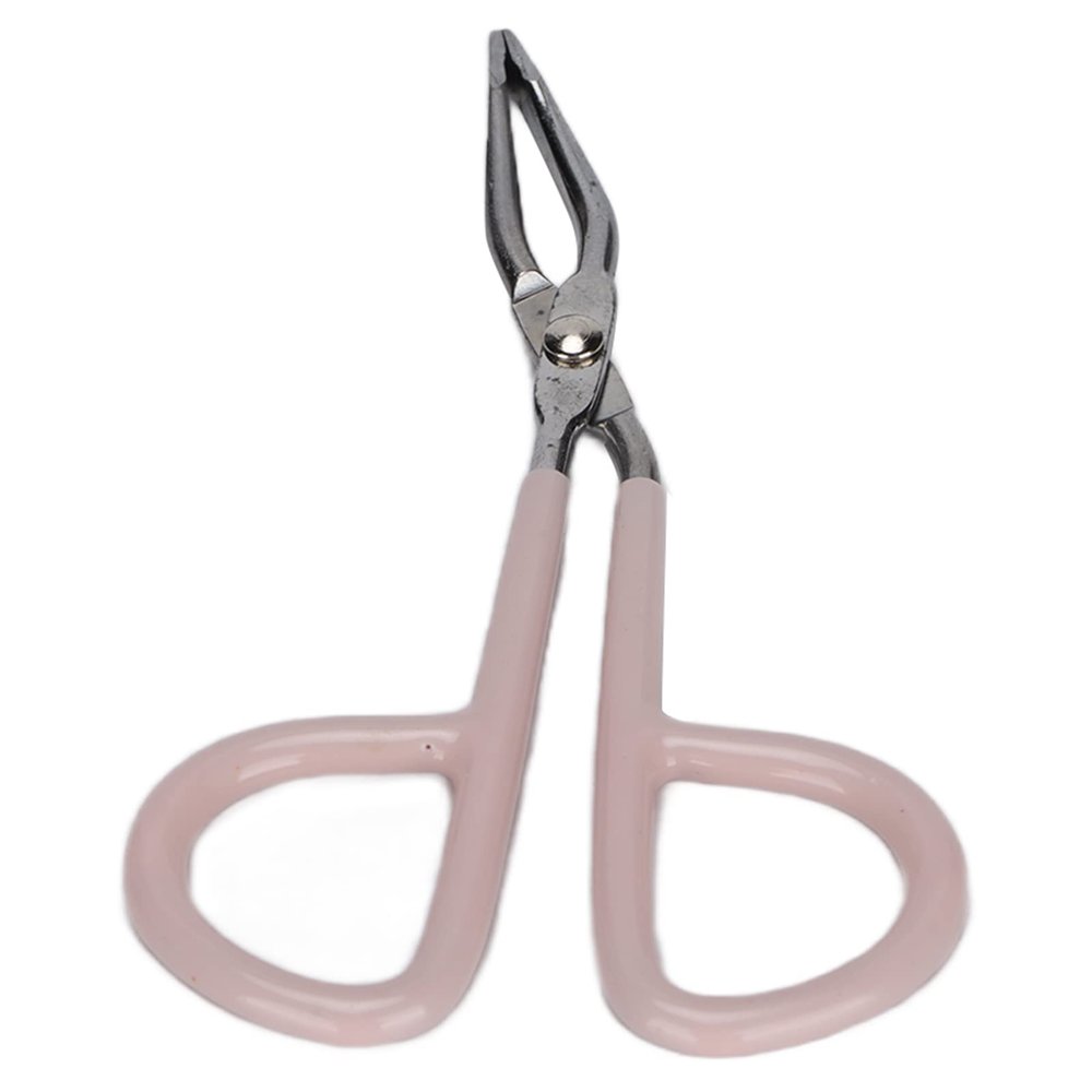 Uxsiya Eyebrow Tweezers, Professional Stainless Steel Hair Removal Clip with Grinding Handle for Eyebrow Hair Beard Removal Women and Men