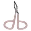 Uxsiya Eyebrow Tweezers, Professional Stainless Steel Hair Removal Clip with Grinding Handle for Eyebrow Hair Beard Removal Women and Men view 1