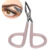 Uxsiya Eyebrow Tweezers, Professional Stainless Steel Hair Removal Clip with Grinding Handle for Eyebrow Hair Beard Removal Women and Men view 2