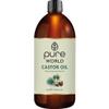Pure World Natural Castor Oil 1 Litre 1000ml. Cold & Freshly Pressed 100% Pure and Undiluted Hexane Free for Eyebrows, Nails, Beard, Hair, Eyelash Growth Cruelty Free Food Grade view 1
