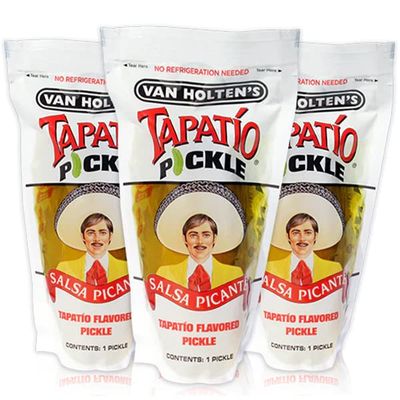 Van Holten's Tapatio Spicy Pickle Salsa Picante, Pack of 3