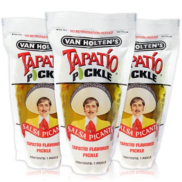 Van Holten's Tapatio Spicy Pickle Salsa Picante, Pack of 3