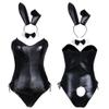 Alaiyaky Bunny Girl Senpai Cosplay Set, 12Pcs Bunny Costume Adult Sexy Bunny Bodysuit with Bunny Ears and Fishnet Socks, Bunny Maid Outfit for Halloween Christmas Masquerade (Black, L) view 2