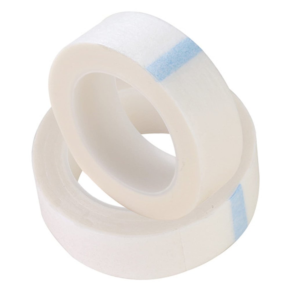 2 Rolls Micropore Hypoallergenic Surgical Tape, 1.25cm X 9m, Tearable Wound Dressing Tape for First Aid & Taping Bandages, Eyelid Stickers