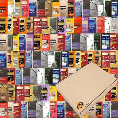 Black Tea Selection  30 Enveloped Tea Bags | Classic English Breakfast & Strong Black Teas | Individually Wrapped, Recyclable Box | UK Packed
