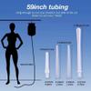 BDXZJ Water Bottle Enema Bag and Douche, 2000Ml Constipation Flusher Feminine Enema Bag Sets Cleaner Enema Kit for Colon Cleansing Silicone Hose view 2