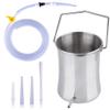 BDXZJ Stainless Steel Enema Kit Coffee Enema Bucket Kit, Reusable Enema Bucket Enema Cleanse Kit for Home, Coffee, Water Colon Cleansing Enemas view 1