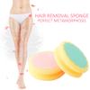 5 Pieces Depilation Pads Painless Hair Removal Sponge for Leg Arm Body, Reusable Hair Removal view 2