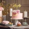 Finally Cake Topper - Romantic Wedding Cake Topper - Bride/engagement/bachelorette Party Cake Topper, Acrylic Gold Cake Toppers for Wedding view 4