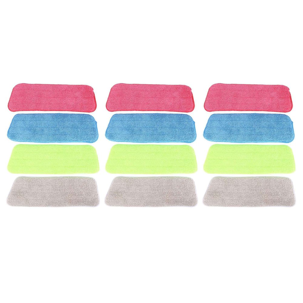 Lodokdre 12 pieces mop cleaning for all mops and mops and washable