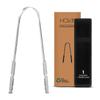 Tongue Scraper for Adults by HOKIN (1Pcs Oral Care Pack) Stainless Steel Tongue Cleaners Reduce Bad Breath 100% Metal Tough Scrapers Men and Women Hygiene Product view 1