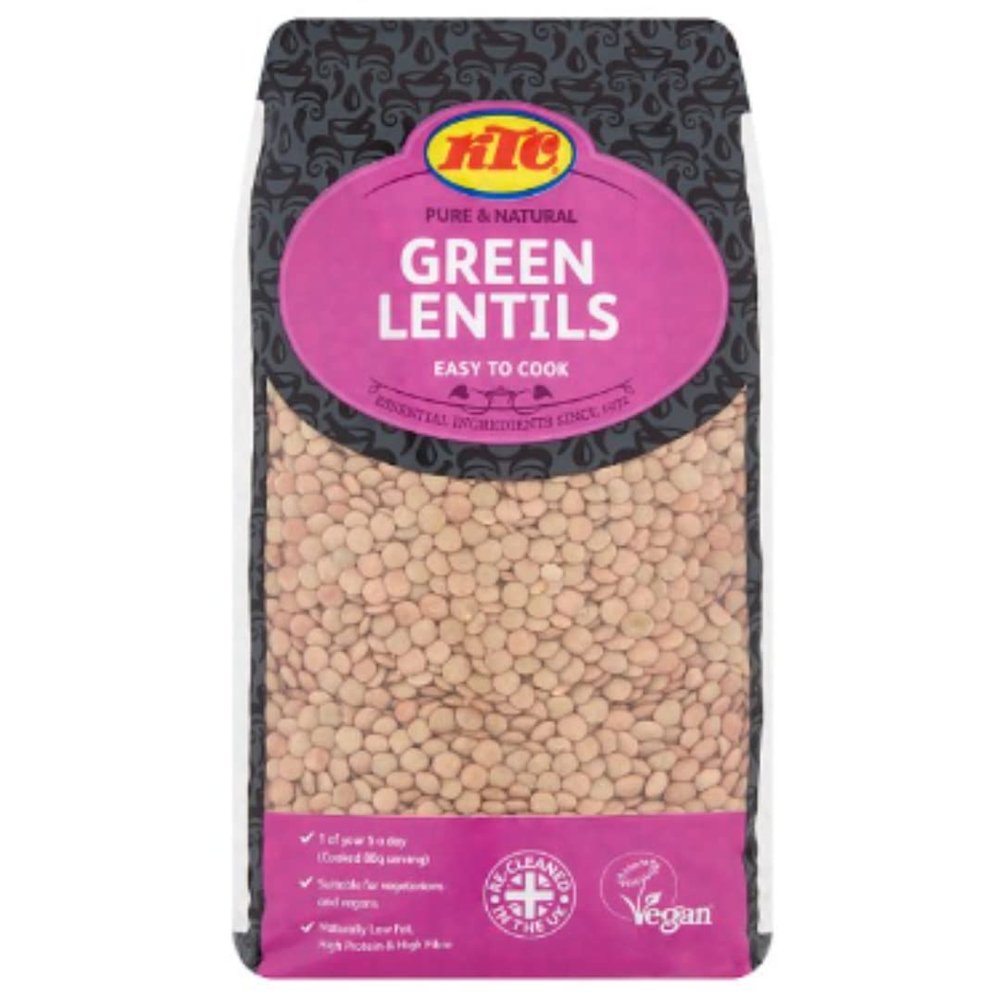 KTC Green Lentils 2000g x 4