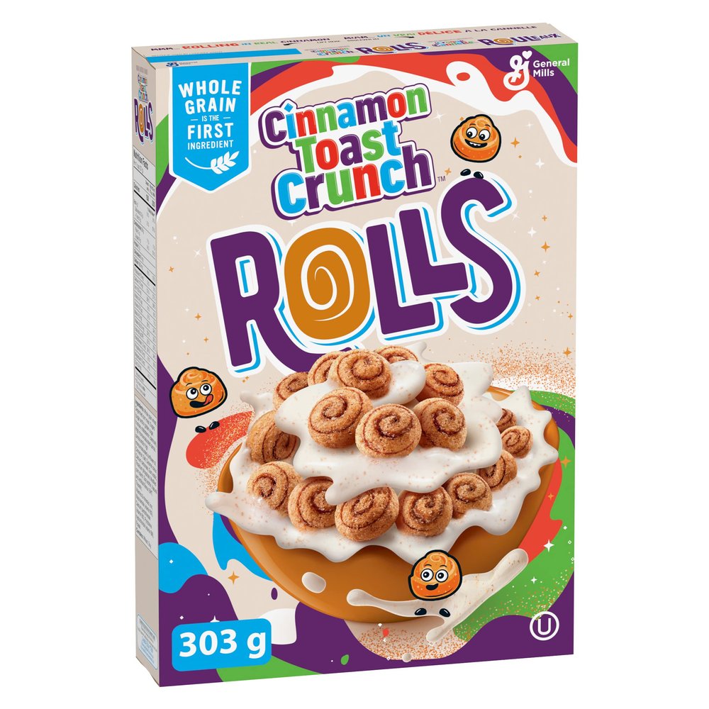 General Mills Cinnamon Toast Crunch Rolls Cereal 303g