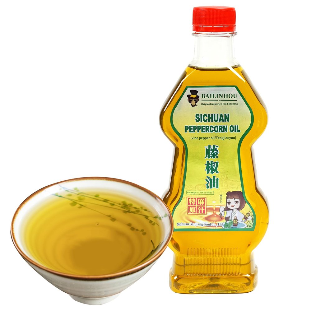 Authentic Sichuan green peppercorn oil(Tengjiaoyou) 400ml, Szechuan prickly ash oil Original imported of china
