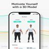 eufy Scales for Body Weight, Digital Bathroom Scales with Wi-Fi Fitness Tracking, Intelligent Analysis, 3D Virtual Body, Bluetooth Scale with Emojis, 16 Measurements, Heart Rate, BMI, Smart Scale P3 view 4