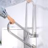 Bathroom safety bars,Stainless Steel Folding Toilet Grab Bar 60/70cm Wall Mount Bracket Foldable Toilet Bathroom Accessories for Disabled Elderly and Pregnant Womentoilet rails ( Size : 70cm (27.5 inc view 2