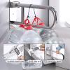 Bathroom safety bars,Stainless Steel Folding Toilet Grab Bar 60/70cm Wall Mount Bracket Foldable Toilet Bathroom Accessories for Disabled Elderly and Pregnant Womentoilet rails ( Size : 70cm (27.5 inc view 3