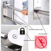 Bathroom safety bars,Stainless Steel Folding Toilet Grab Bar 60/70cm Wall Mount Bracket Foldable Toilet Bathroom Accessories for Disabled Elderly and Pregnant Womentoilet rails ( Size : 70cm (27.5 inc view 4