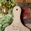 Sauna Sign Sauna Notice Sign Engraving Wooden Board - Kein Schwe auf s Holz - Sauna Rail Sauna Coat Serving Board 34 x 15 cm view 4