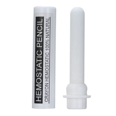 Styptic Pencil,Lechnical Pen Type Styptic Pencils Bloodstone Stops Cuts Bleeding Shaving Cut Stick Anti-Infection Men's Shaving Tool, White