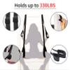 BZX1- Indoor Ceiling Hanging Durable Product Hold up to 330Ibs for Men and Women Hanging Swings Swing Doorway Frame Furniture for Couple Ondoor Sling Soft Nylon Adjustable Swing with Heavy 300Lbs view 3