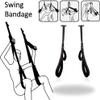 BZX1- Indoor Ceiling Hanging Durable Product Hold up to 330Ibs for Men and Women Hanging Swings Swing Doorway Frame Furniture for Couple Ondoor Sling Soft Nylon Adjustable Swing with Heavy 300Lbs view 4