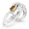 CBD2- White Comfortable Chastity Cage CBD2atrd view 1