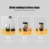Asixxsix Self Stirring Mug, 7000 Rpm USB Rechargeable Food Grade Electric Protein Shaker Bottle with Silicone Carrying Strap ABS DIY Auto Stirring Cup for Home Office Travel Gym view 4