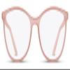 ECOREADERS Bio-based sustainable reading glasses - Model 1 in Nude Taupe colour with + 1.5 lens power view 1