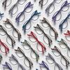 ECOREADERS Bio-based sustainable reading glasses - Model 1 in Nude Taupe colour with + 1.5 lens power view 2