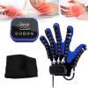 GIZMIT Rehabilitation Robot Gloves, Finger Training & Rehab Orthosis Stroke Hand Splint Assistive Gloves for Hand Dysfunction Patients Exercise Finger Joint Relief,LeftHand-L view 1