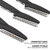 Eyebrow Razor for Women, 12 Pcs Dermaplane Razor for Women Face, Multipurpose Black Face Razors for Women and Men by MoHern view 2