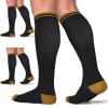 3 Pack Copper Compression Socks - Compression Socks Women & Men Circulation - Best for Medical,Running,Athletic view 1