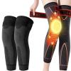 KNEECA Tourmaline Acupressure Selfheating Knee Sleeve, Tourmaline Acupressure Self-Heating Shaping Socks, Kneecap Tourmaline Self-Heating Knee Sleeve (XL,Black) view 1