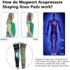 KNEECA Tourmaline Acupressure Selfheating Knee Sleeve, Tourmaline Acupressure Self-Heating Shaping Socks, Kneecap Tourmaline Self-Heating Knee Sleeve (XL,Black) view 3
