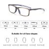 BAFAFA Reading Glasses And Sun,Anti Eye Strain Readers,TR90 Lightweight Frame Computer Glasses,UV400 Protection,for Men/Women (Color : Grey, Size : +2.75) view 3
