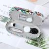 AITIME 2 in 1 Double Sided Portable Contact Lens and Eyeglasses Case, Marbling, Multifunction, Durable, Compact, Portable Storage Kit view 4