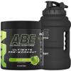 Applied Nutrition Bundle ABE Pre Workout 375g + JUG 2.5 LT Matt Black | All Black Everything Pre Workout Powder, Energy & Physical Performance with Creatine, Beta Alanine (Sour Apple) view 1