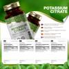 Ezyleaf Potassium Citrate | 180 High Strength Potassium-Capsules - 1000mg Citrate per Serving | Potasium Supplements | Clean, No Fillers Formula | Vegan, Non-GMO Gluten & Allergen Free | UK view 2