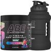 Applied Nutrition Bundle ABE Pre Workout 375g + JUG 2.5 LT Matt Black | All Black Everything Pre Workout Powder, Energy & Physical Performance with Creatine, Beta Alanine (Candy Ice Blast) view 1